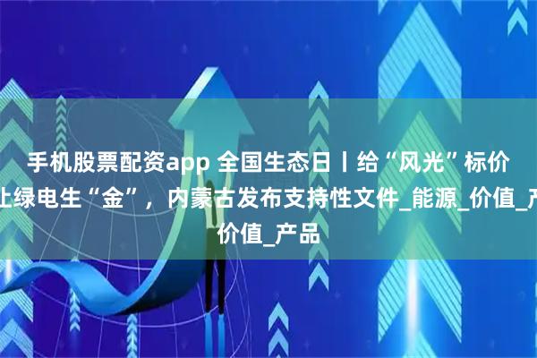 手机股票配资app 全国生态日丨给“风光”标价、让绿电生“金”，内蒙古发布支持性文件_能源_价值_产品